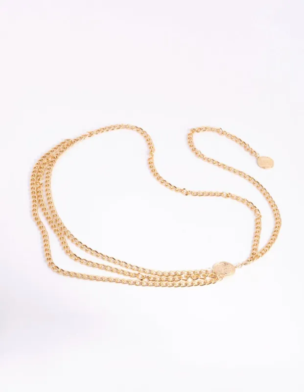 Gold Chain with Coin Belt sold by lovisa