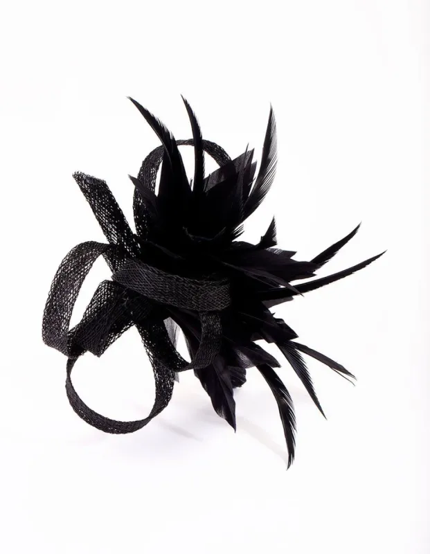 Black Feather Clip sold by lovisa