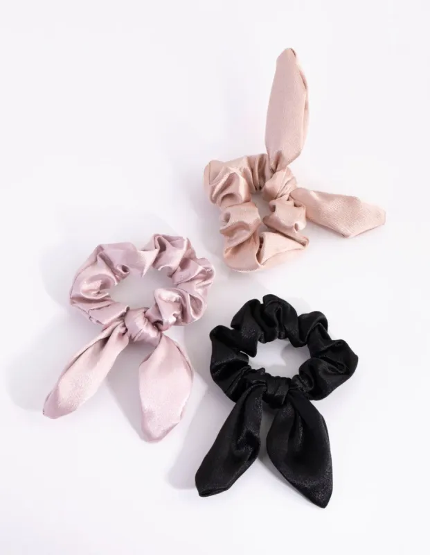 Satin Bunny Scrunchie Pack sold by lovisa