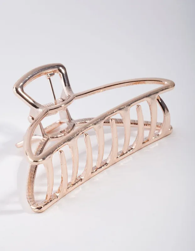 Rose Gold Outline Claw sold by lovisa