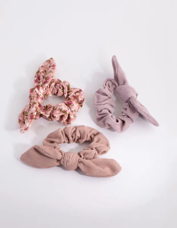 Floral Bunny Scrunchie Pack sold by lovisa