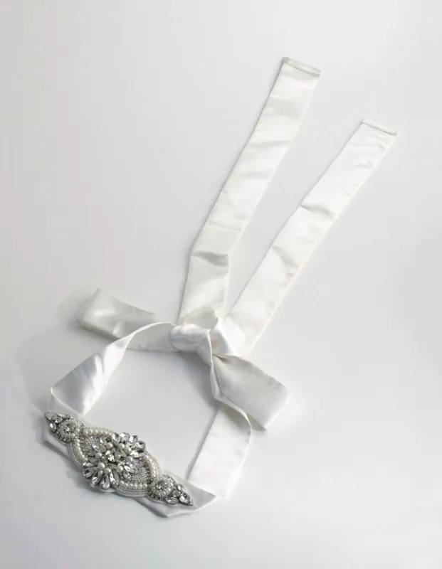 Vintage Look Beaded Detail Sash sold by lovisa