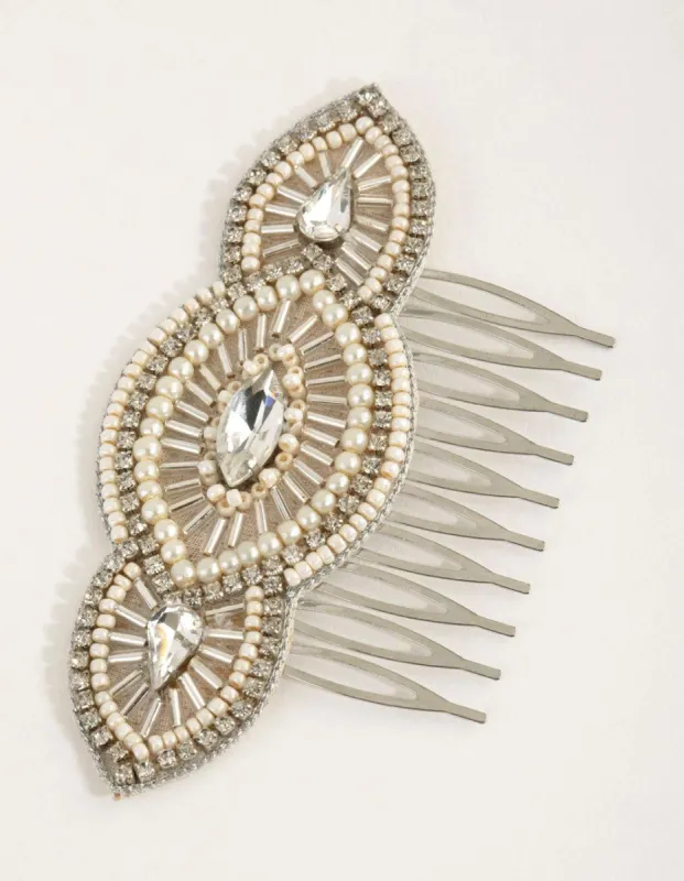Dainty Embossed Detailed Comb sold by lovisa