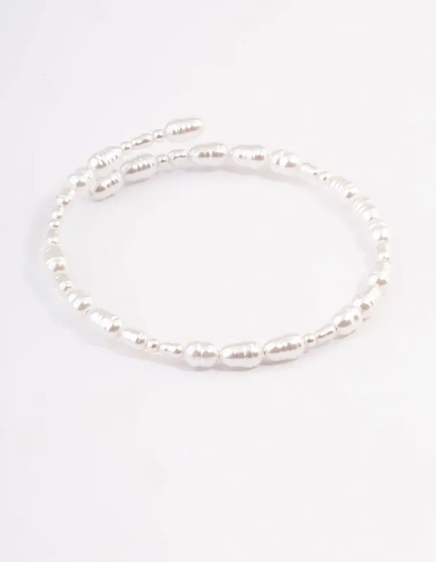 Pearl Wrap Arm Cuff sold by lovisa
