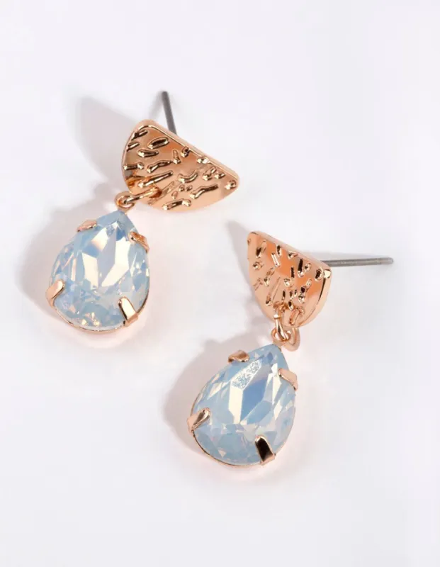 Gold Textured Claw Pendant Earrings sold by lovisa