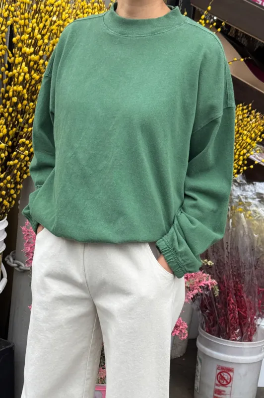 Daisy Long Sleeve Top - Basil sold by Le Bon Shoppe