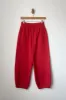 French Terry Balloon Pants - Coral Red sold by Le Bon Shoppe