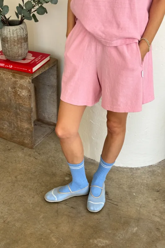 Flared Basketball Shorts - Pink sold by Le Bon Shoppe