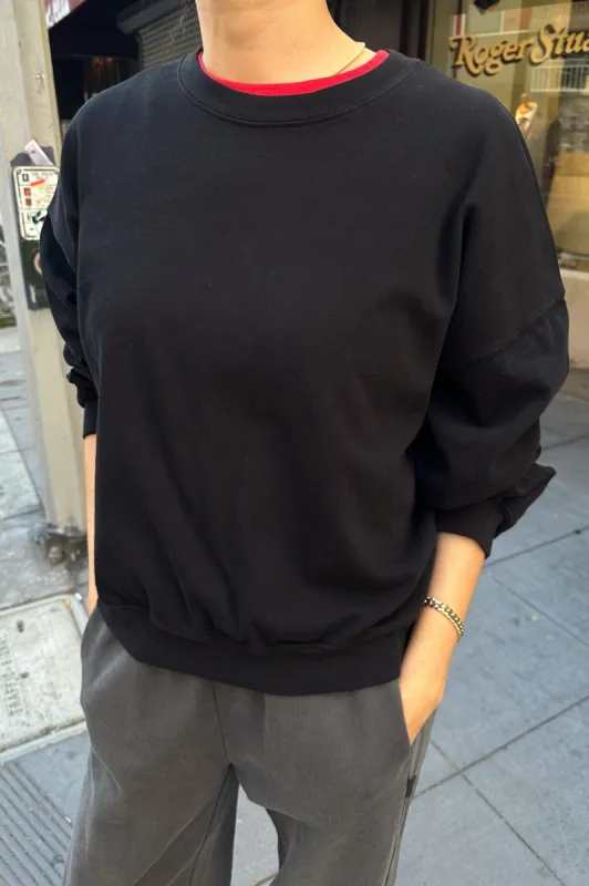 Cali Jersey Sweatshirt - True Black sold by Le Bon Shoppe