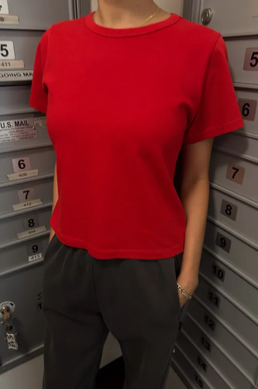 The Little Boy Tee - Chili sold by Le Bon Shoppe