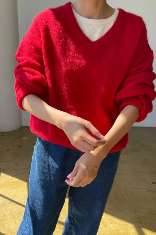 James Mohair Sweater - Red sold by Le Bon Shoppe