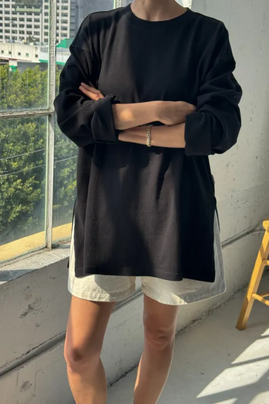 Sunday Tee - BLACK sold by Le Bon Shoppe