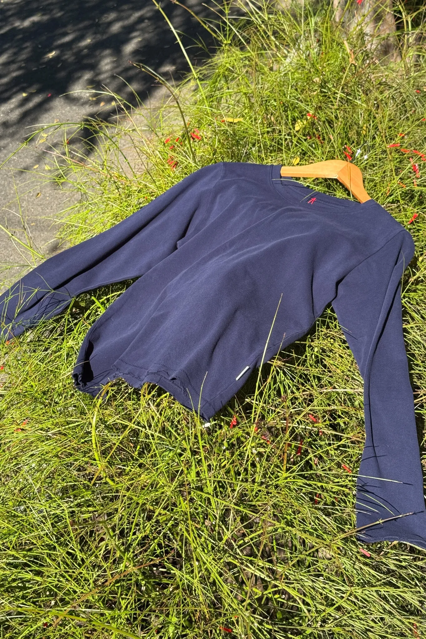 Everyday Long Sleeve Tee - Navy sold by Le Bon Shoppe product image thumbnail 3