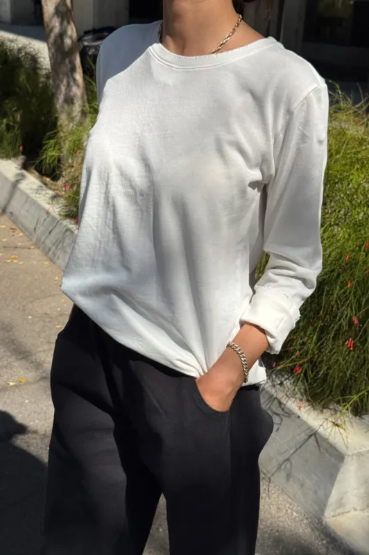 Everyday Long Sleeve Tee - Vintage White sold by Le Bon Shoppe