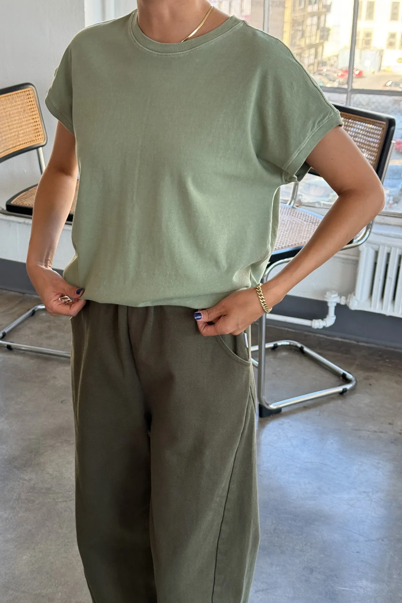 Ease Tee - Matcha sold by Le Bon Shoppe product image thumbnail 2