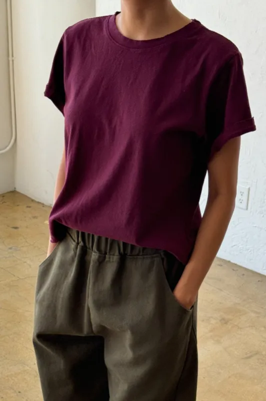 Darling Tee - Maroon sold by Le Bon Shoppe