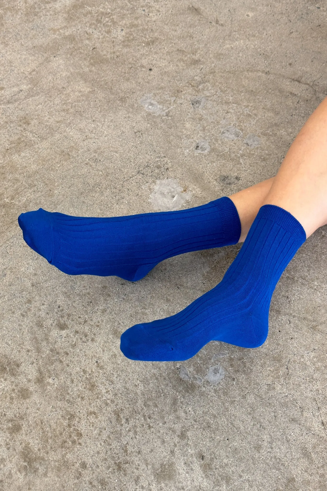 Her Socks (MC cotton) - Cobalt sold by Le Bon Shoppe product image thumbnail 3