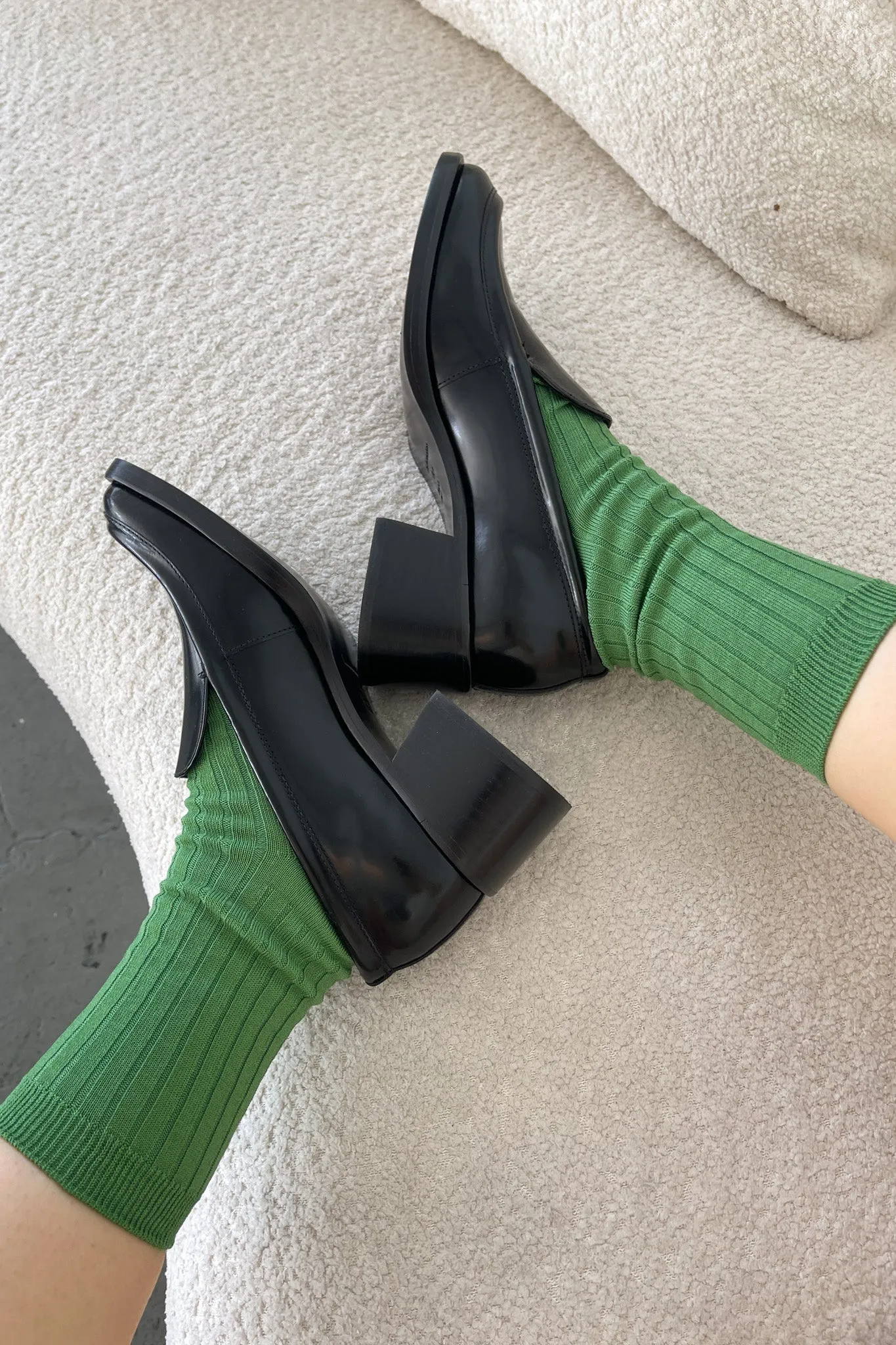Her Socks (MC cotton) - Jade sold by Le Bon Shoppe