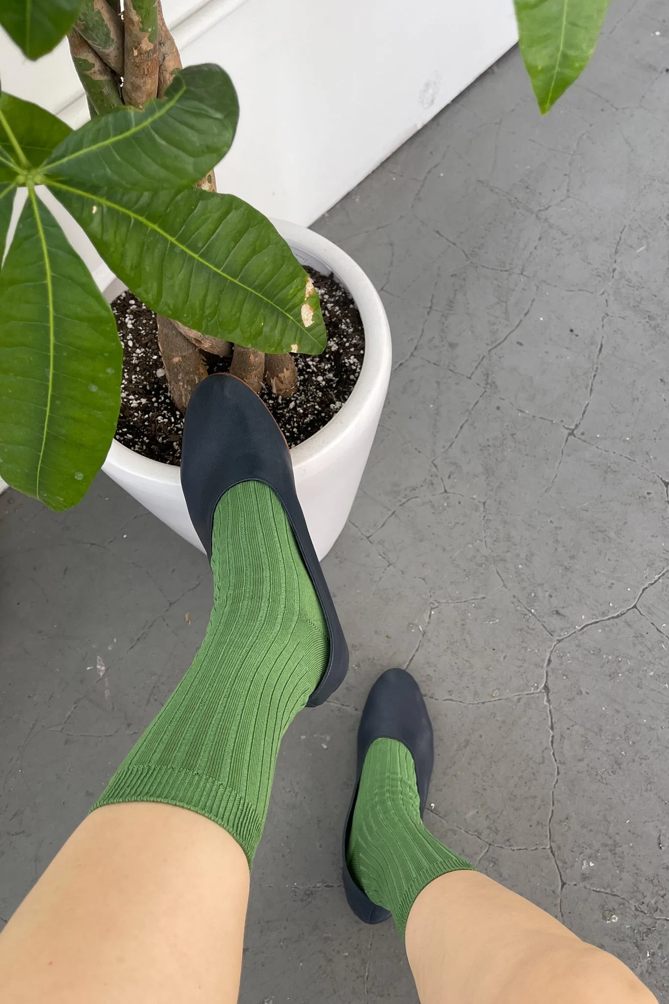 Her Socks (MC cotton) - Jade sold by Le Bon Shoppe product image thumbnail 3