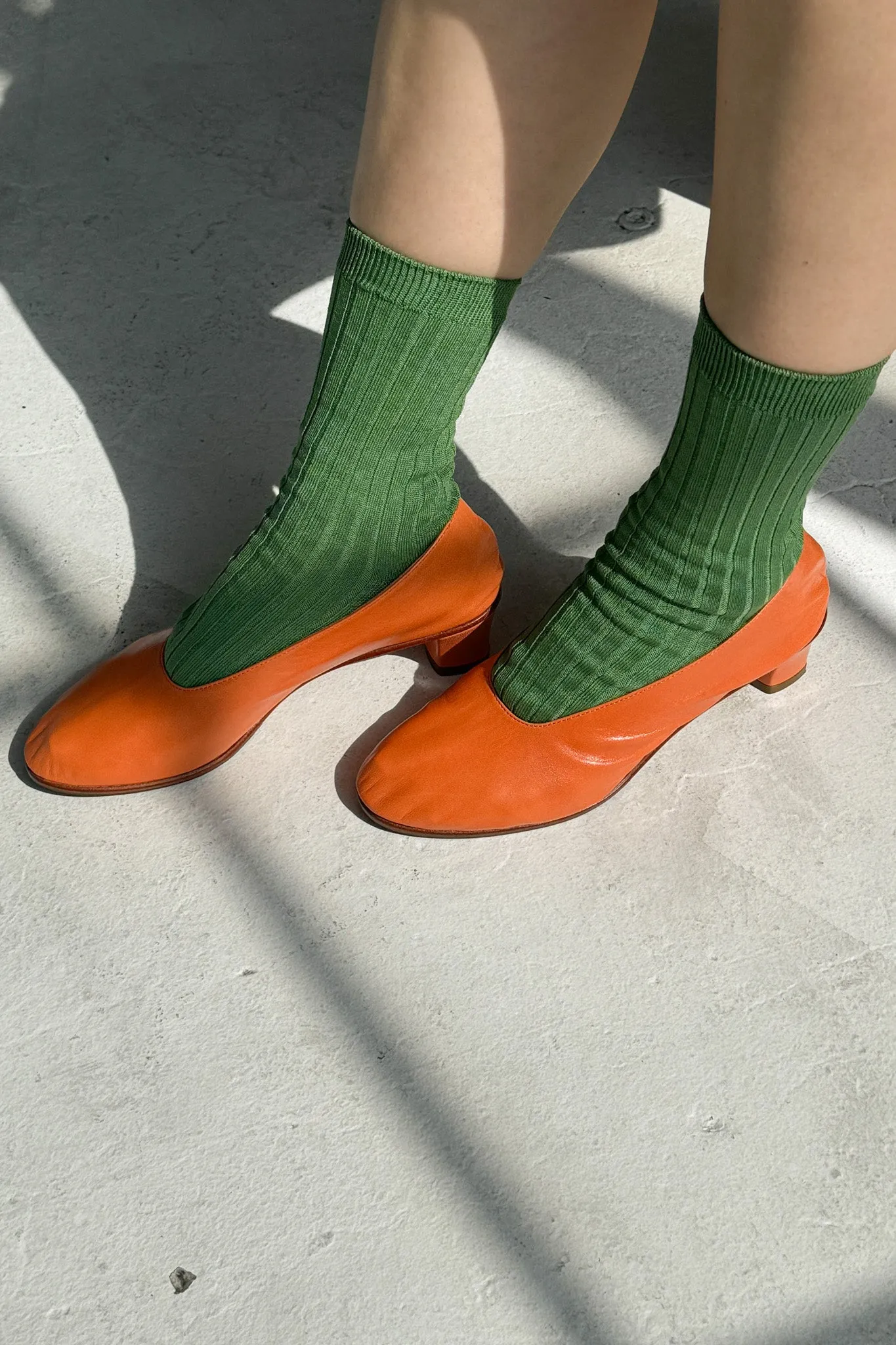 Her Socks (MC cotton) - Jade sold by Le Bon Shoppe product image thumbnail 2