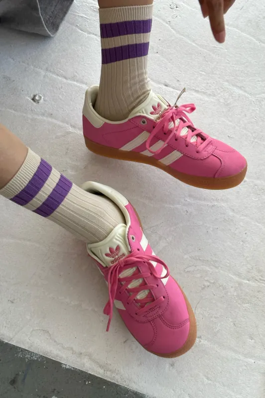 Her Varsity Socks - Ube sold by Le Bon Shoppe