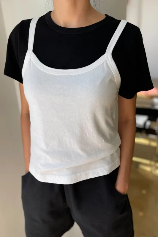 Dana Cami (Organic Cotton)- Vintage White sold by Le Bon Shoppe