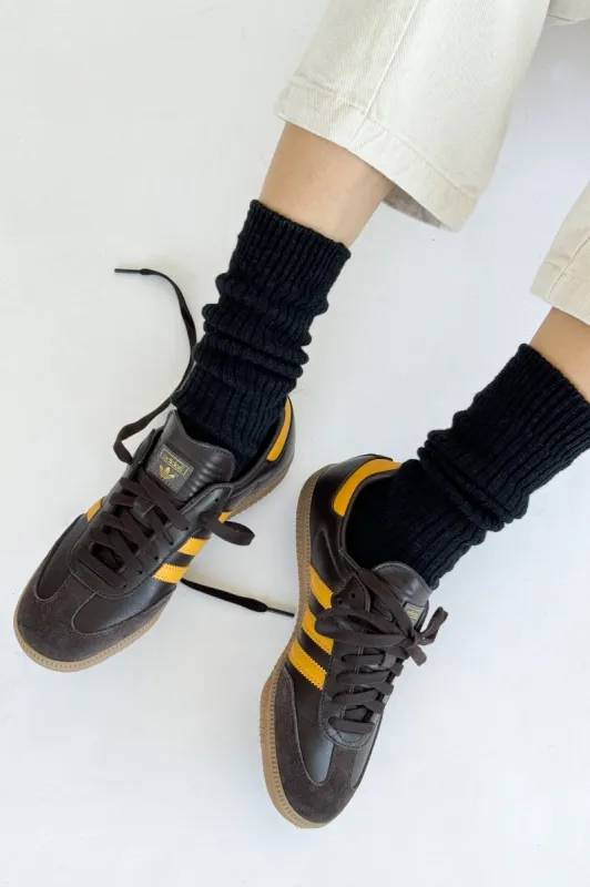 Cottage Socks - Black sold by Le Bon Shoppe