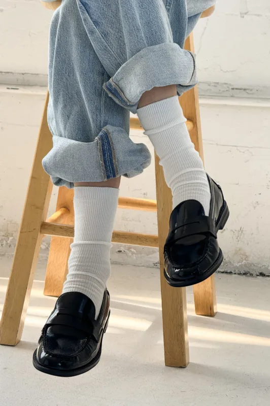 Trouser Socks - Classic White sold by Le Bon Shoppe
