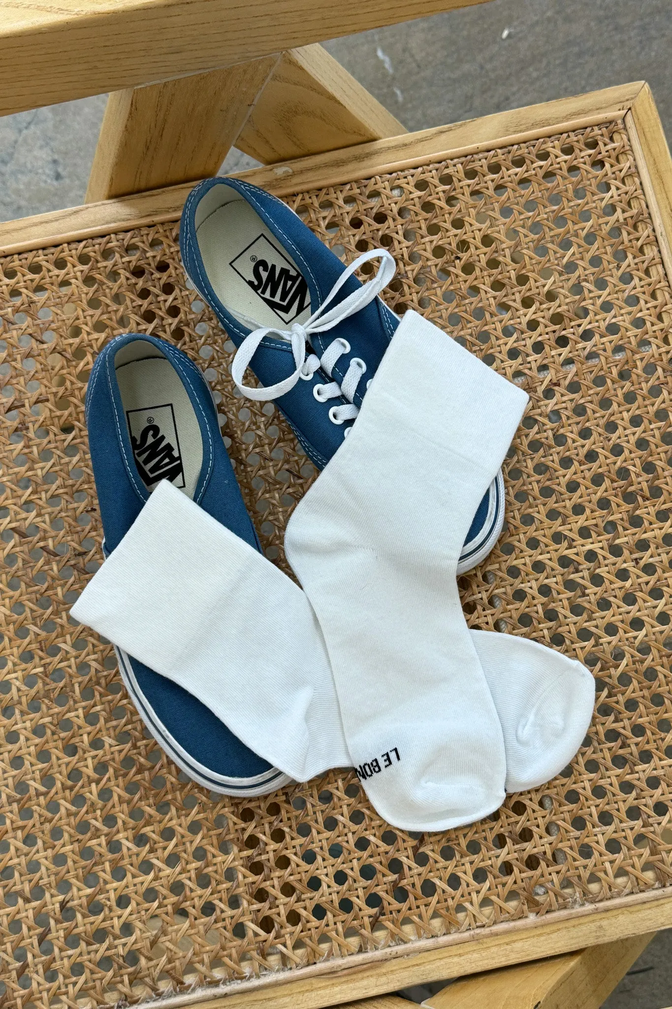 Sneaker Socks - Classic White sold by Le Bon Shoppe product image thumbnail 3