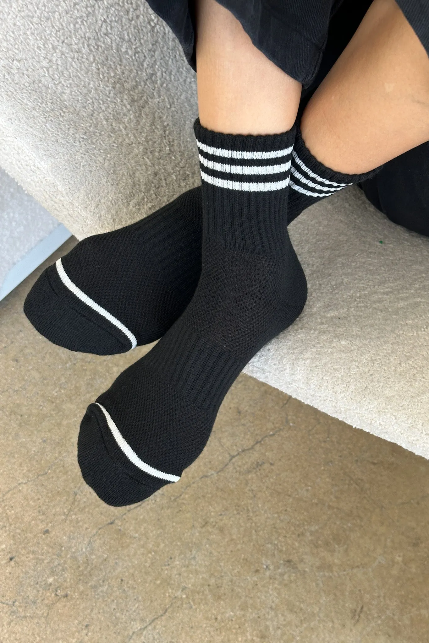 Girlfriend Socks - Black sold by Le Bon Shoppe product image thumbnail 3