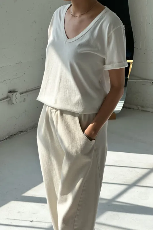 Vintage La Vie Tee (Organic Cotton) - Vintage White made by Le Bon Shoppe