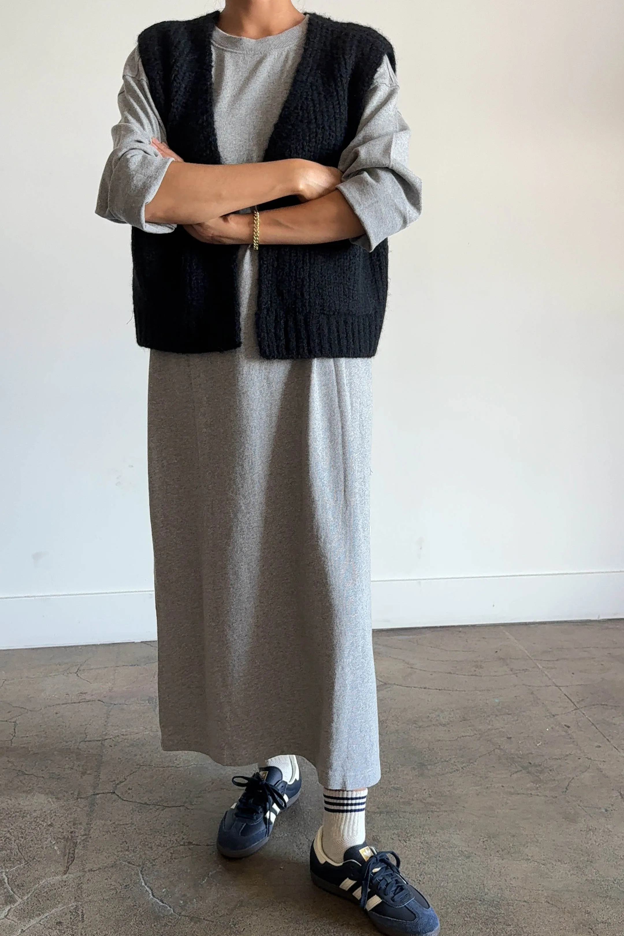 Sunday Dress - Ht.grey sold by Le Bon Shoppe product image thumbnail 3