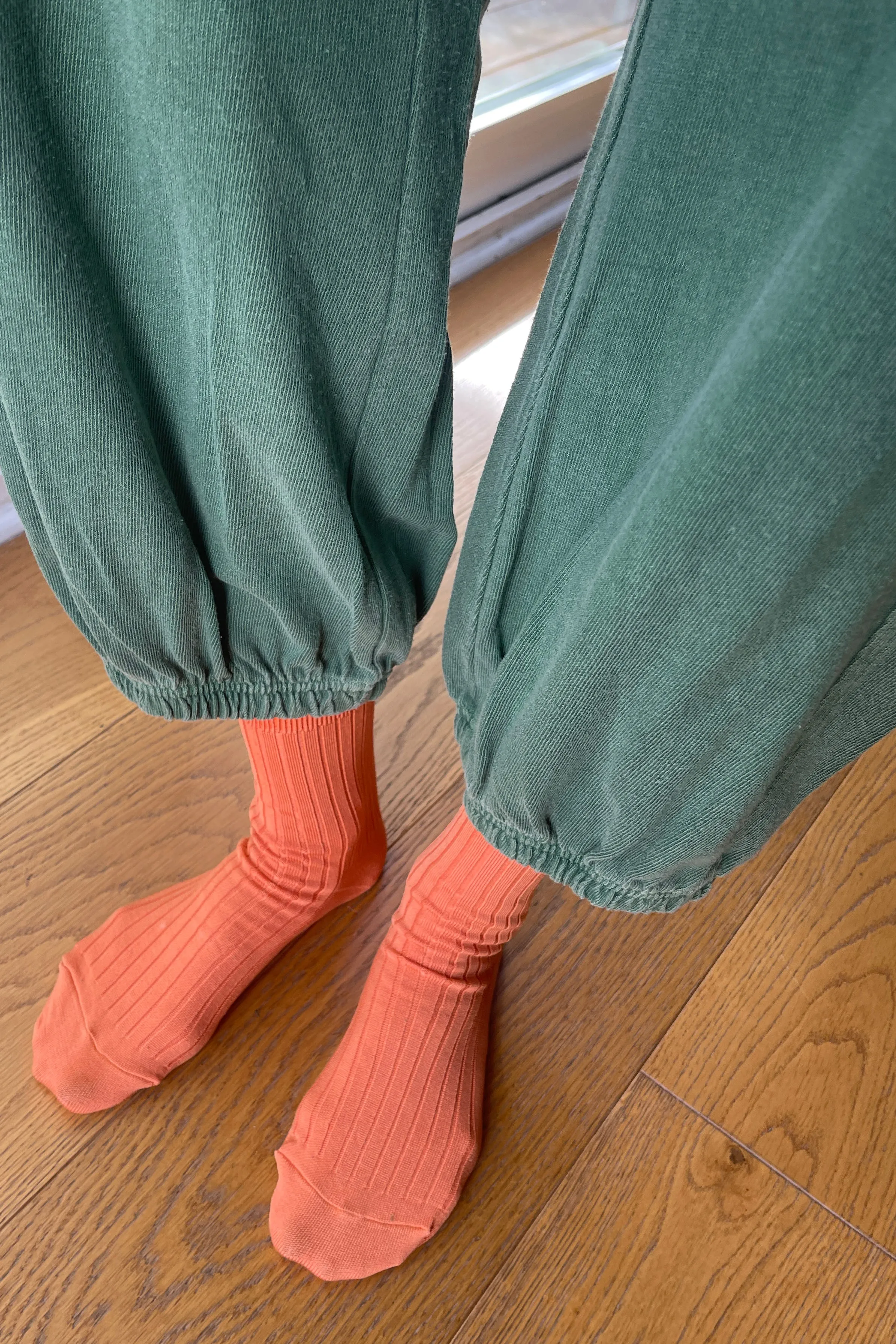 Her Socks (MC cotton) - Tangerine sold by Le Bon Shoppe product image thumbnail 2