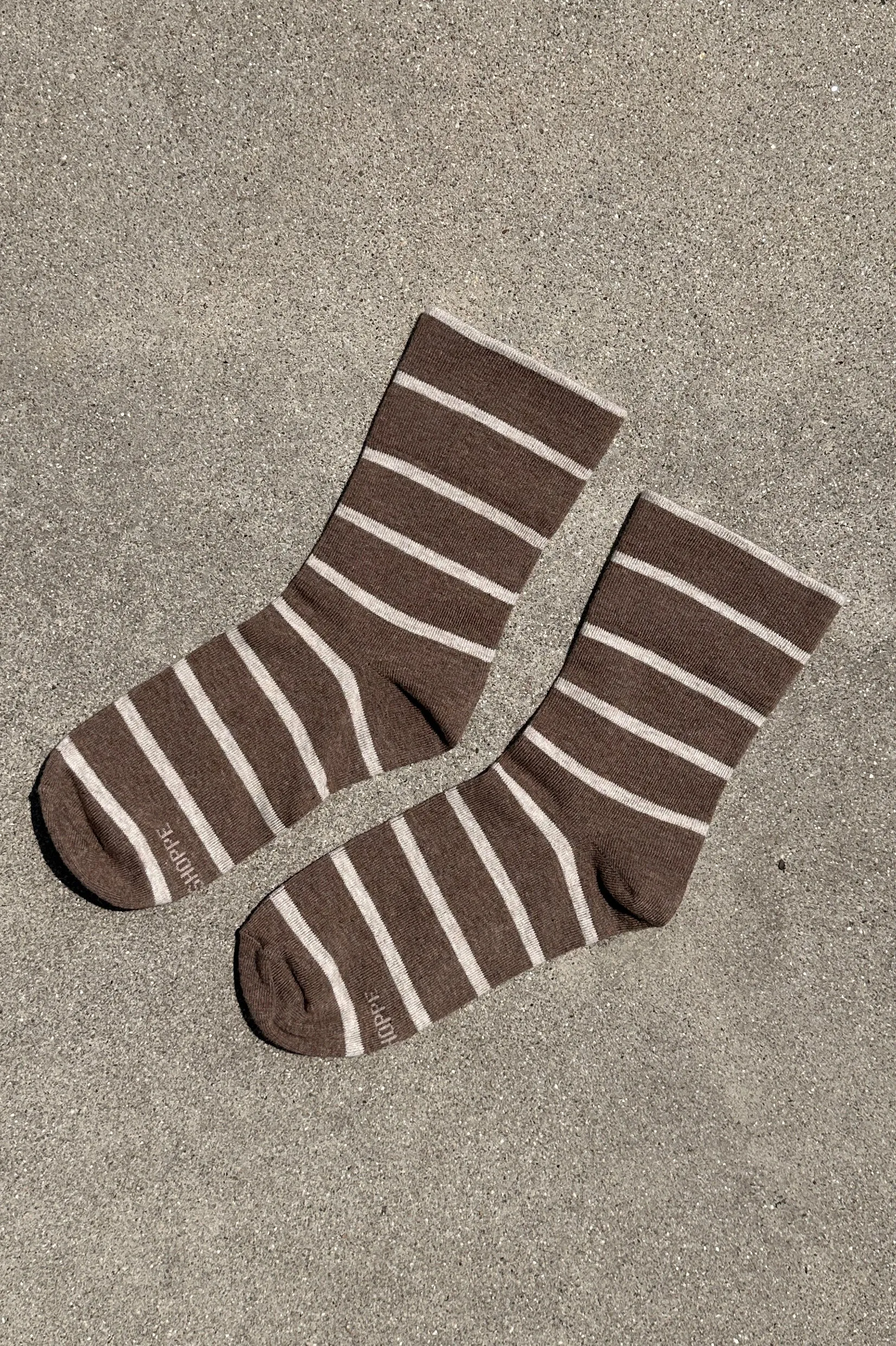 Wally Socks - Mocha sold by Le Bon Shoppe product image thumbnail 4