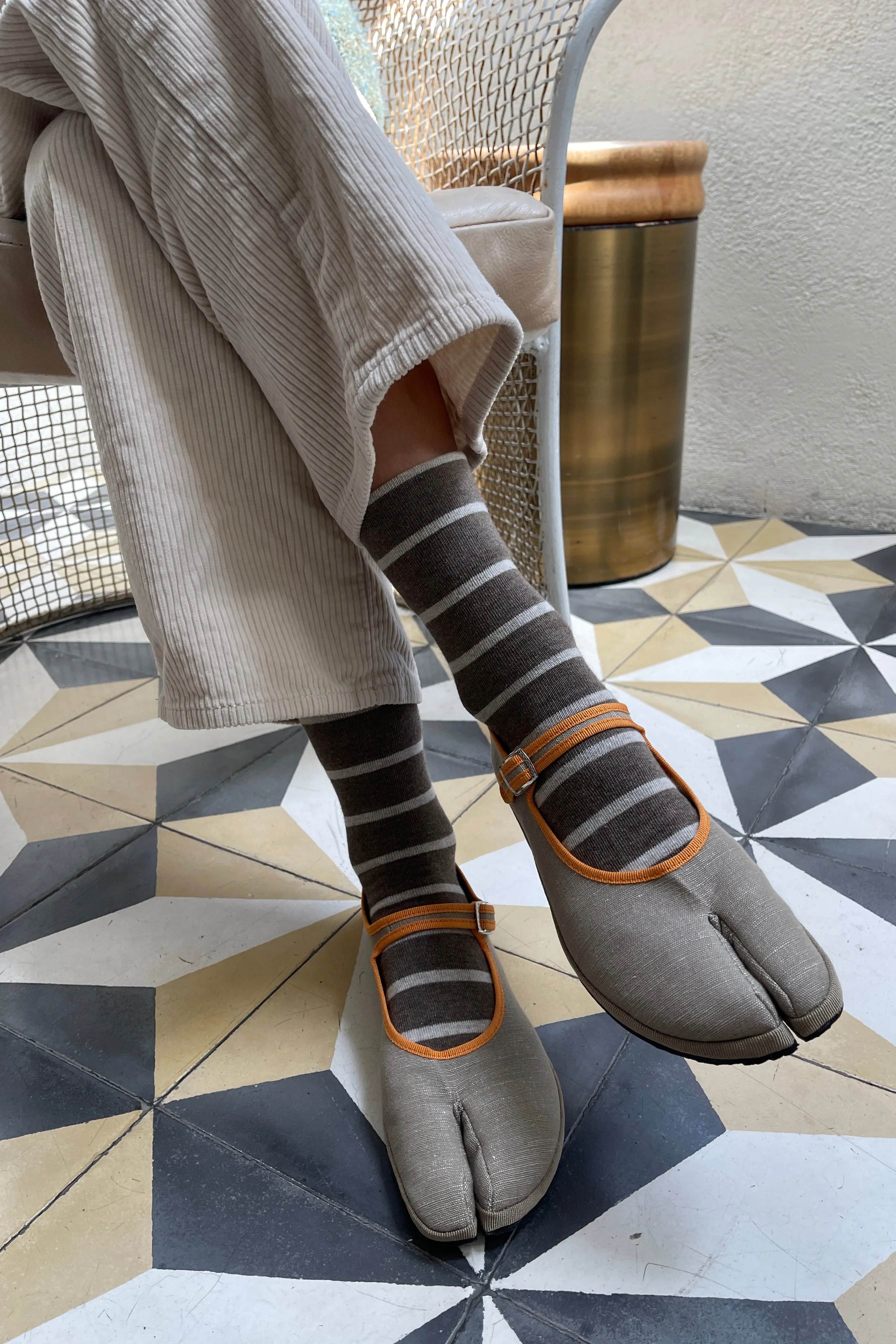 Wally Socks - Mocha sold by Le Bon Shoppe