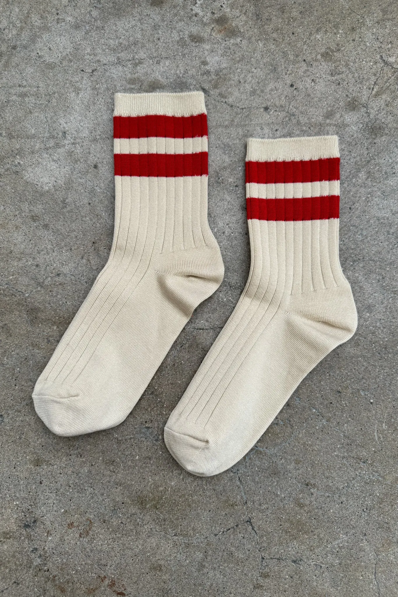 Her Varsity Socks - RED sold by Le Bon Shoppe product image thumbnail 5