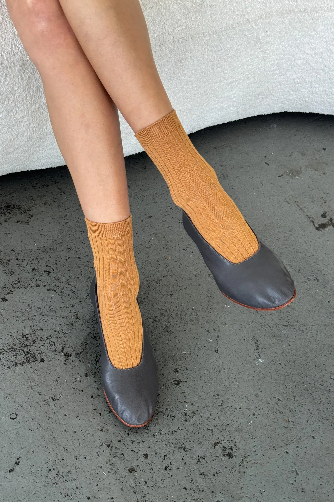 Her Socks (MC cotton) - Peanut Butter sold by Le Bon Shoppe