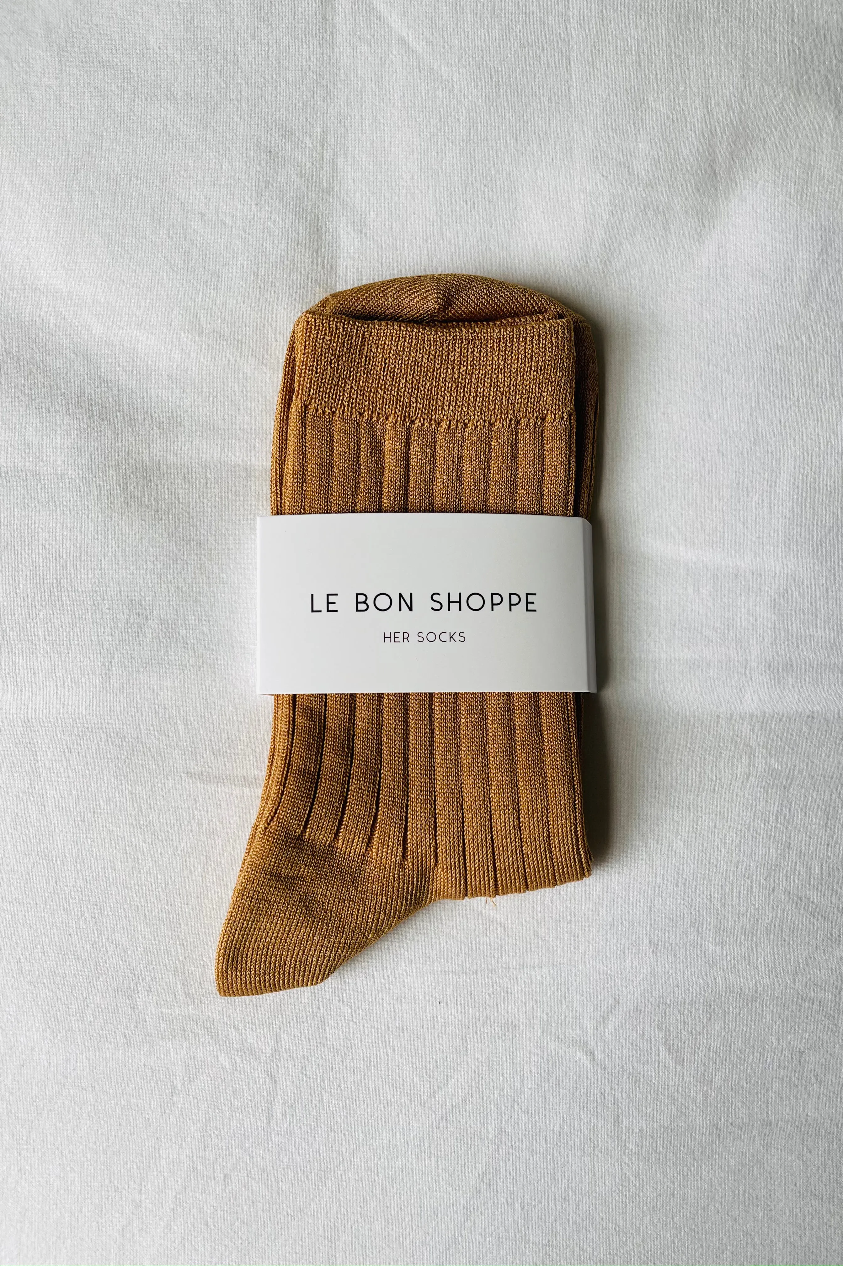 Her Socks (MC cotton) - Peanut Butter sold by Le Bon Shoppe product image thumbnail 3