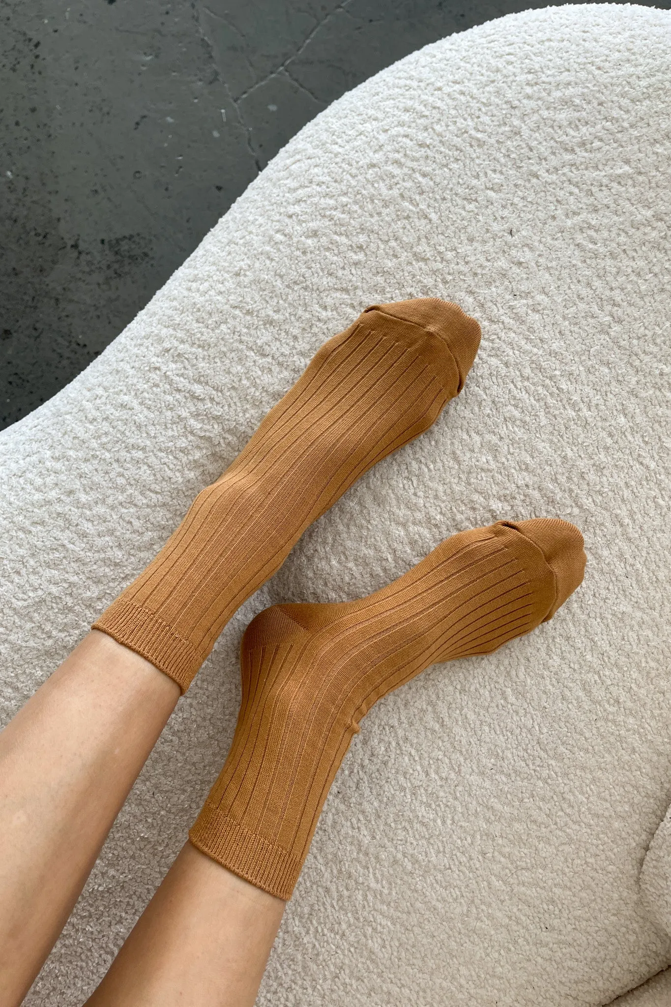 Her Socks (MC cotton) - Peanut Butter sold by Le Bon Shoppe product image thumbnail 2