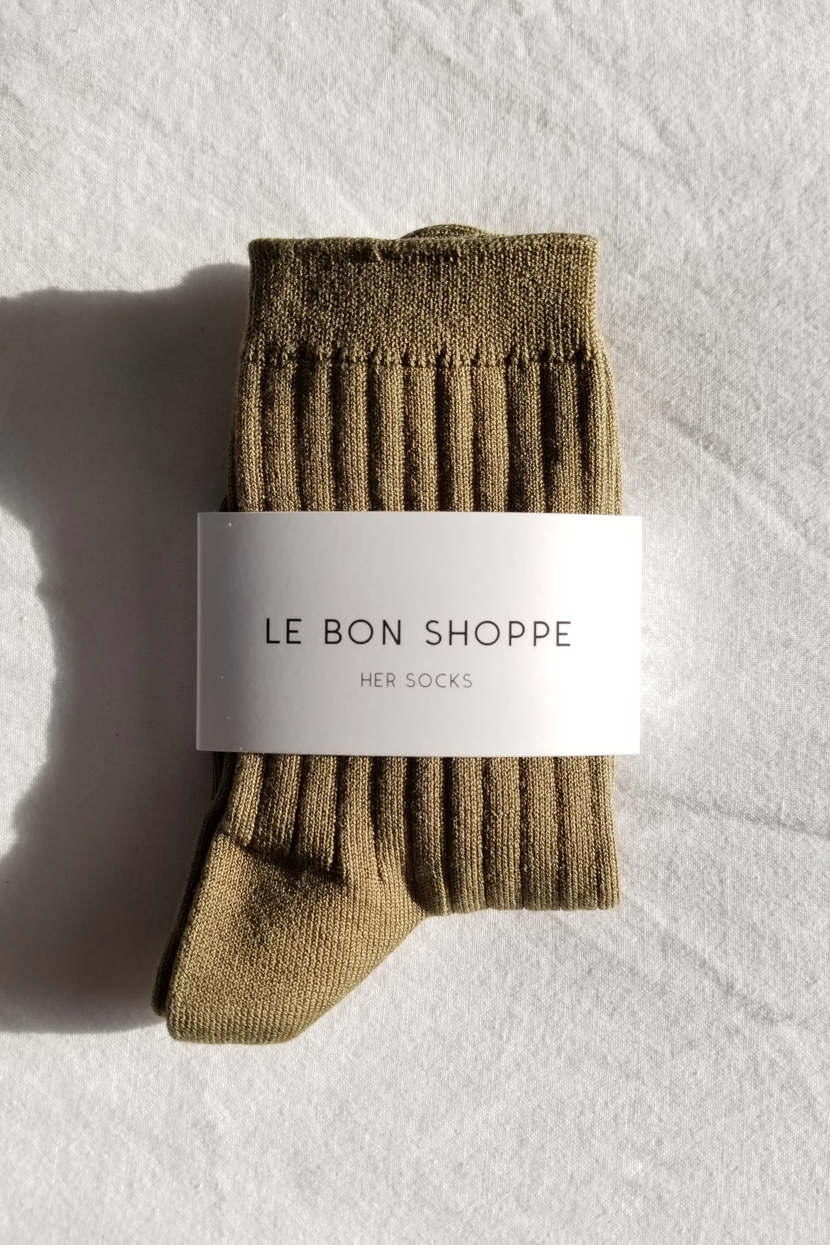 Her Socks (MC cotton) - Pesto sold by Le Bon Shoppe product image thumbnail 5