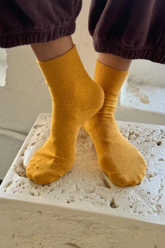 Sneaker Socks - Marigold sold by Le Bon Shoppe