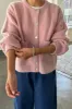 Amélie Alpaca Cardigan - Pink Rose sold by Le Bon Shoppe