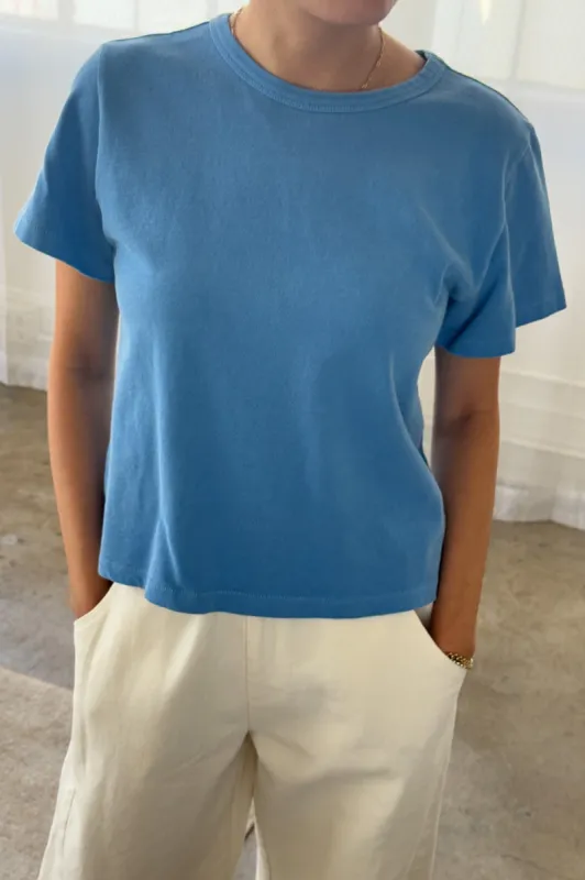 The Little Boy Tee - Yacht Blue sold by Le Bon Shoppe