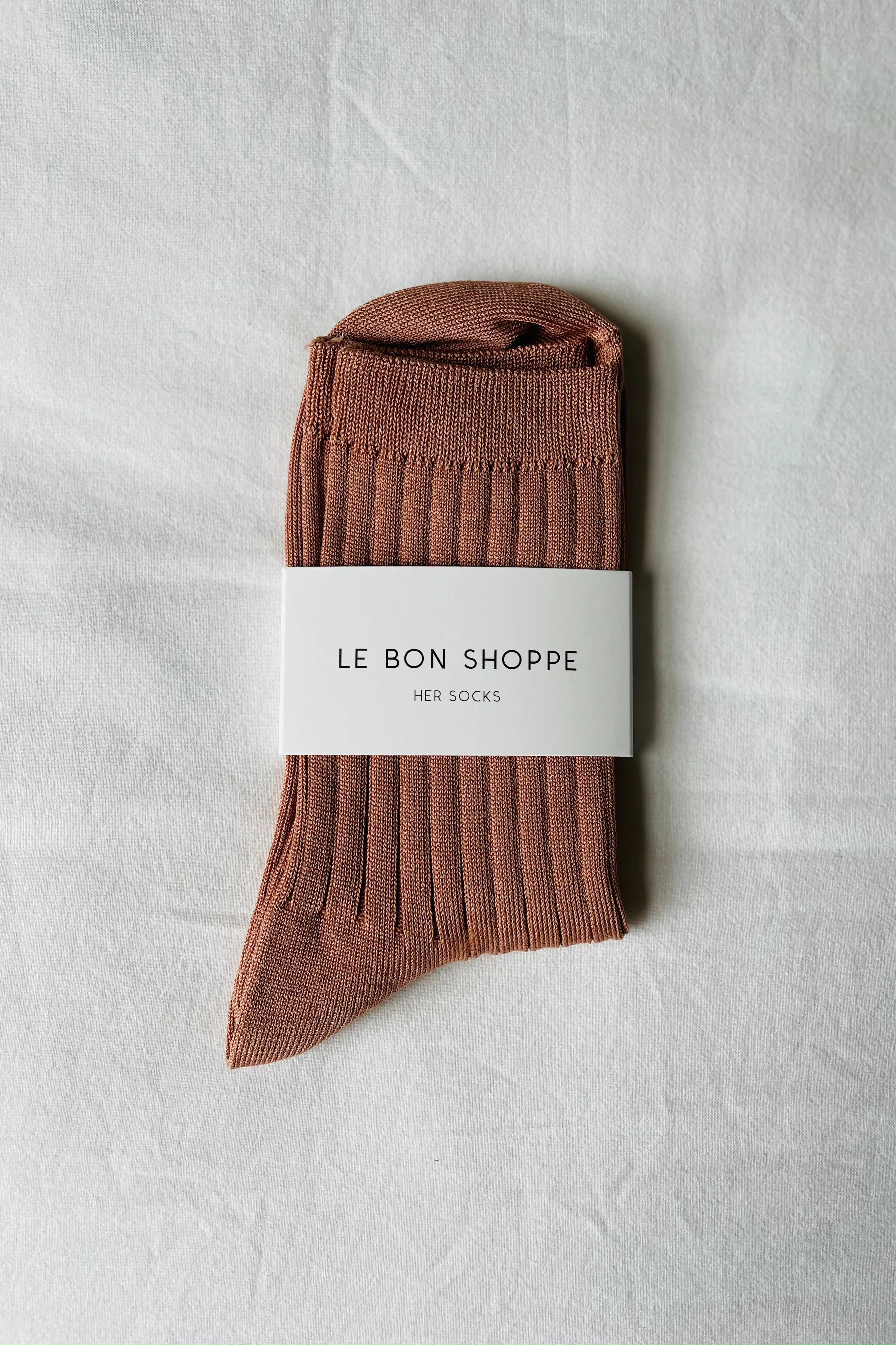 Her Socks (MC cotton) - Nude Peach sold by Le Bon Shoppe product image thumbnail 3