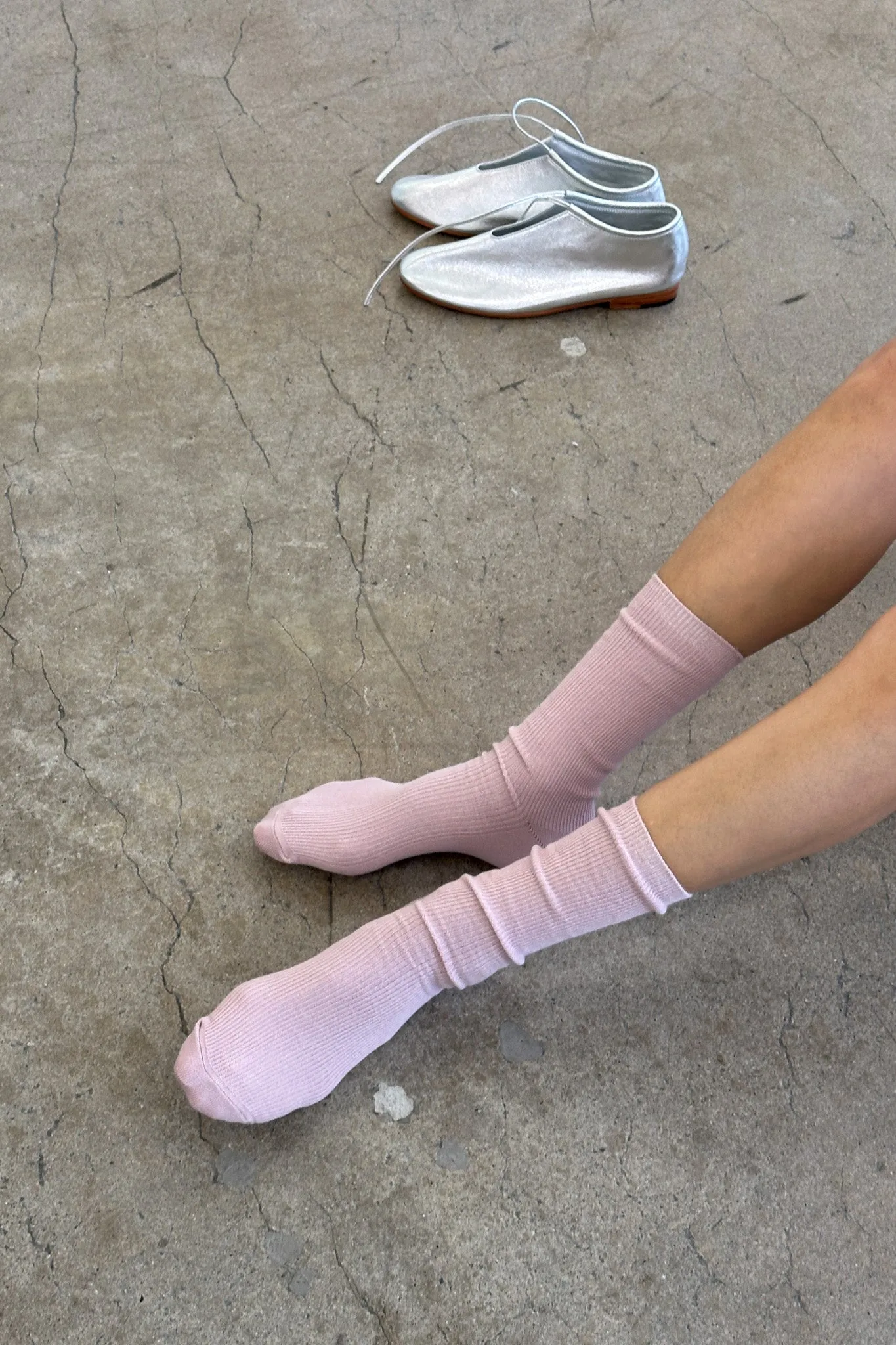 Trouser Socks - Rose Water sold by Le Bon Shoppe product image thumbnail 2