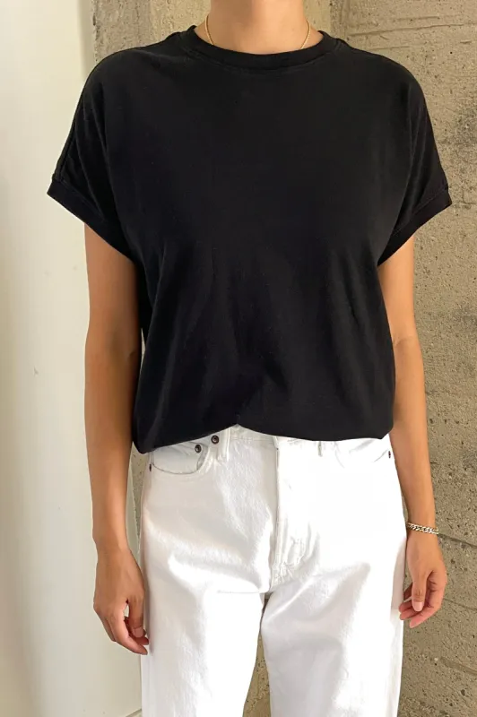 Ease Tee - True Black sold by Le Bon Shoppe