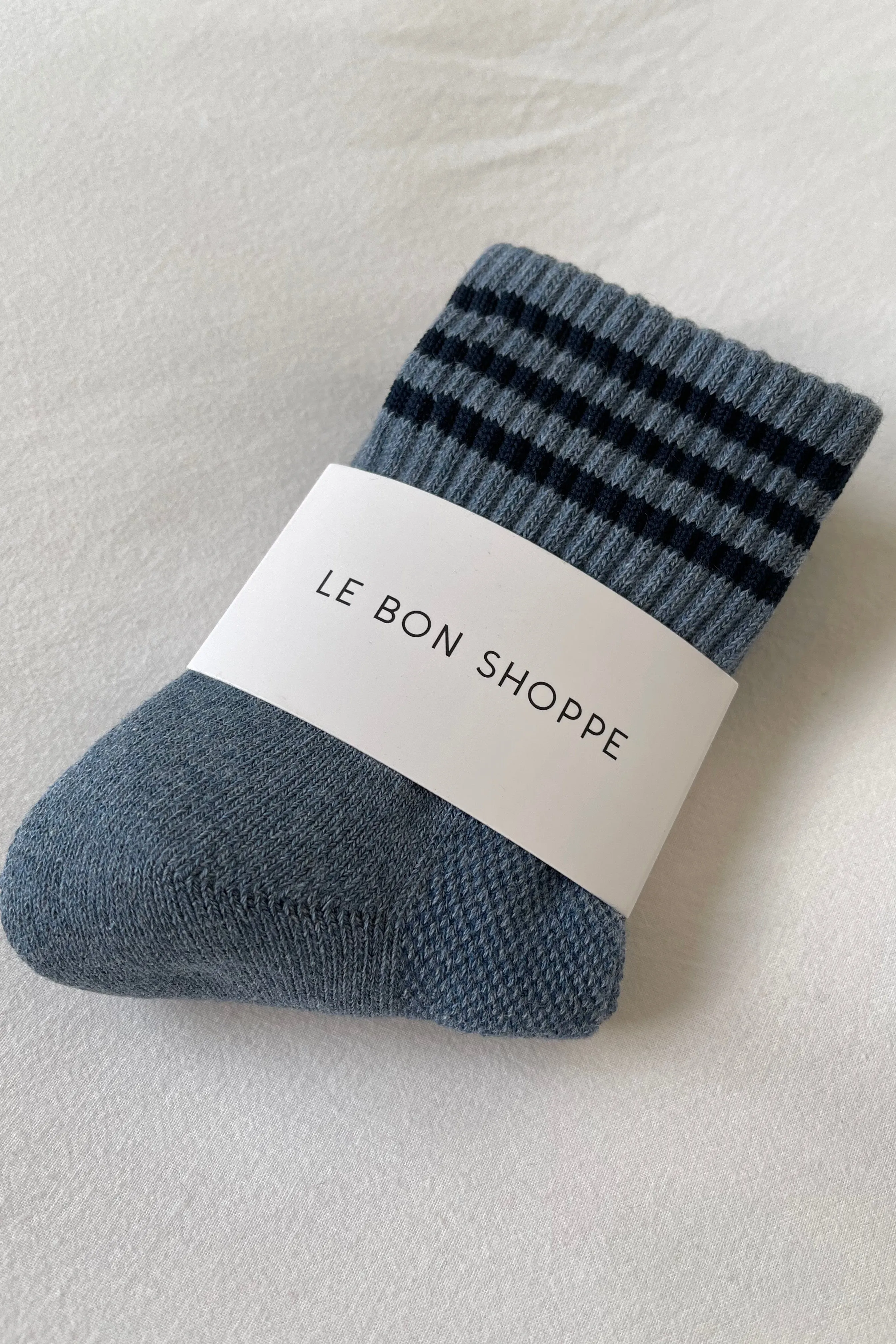 Girlfriend Socks - Indigo sold by Le Bon Shoppe product image thumbnail 3