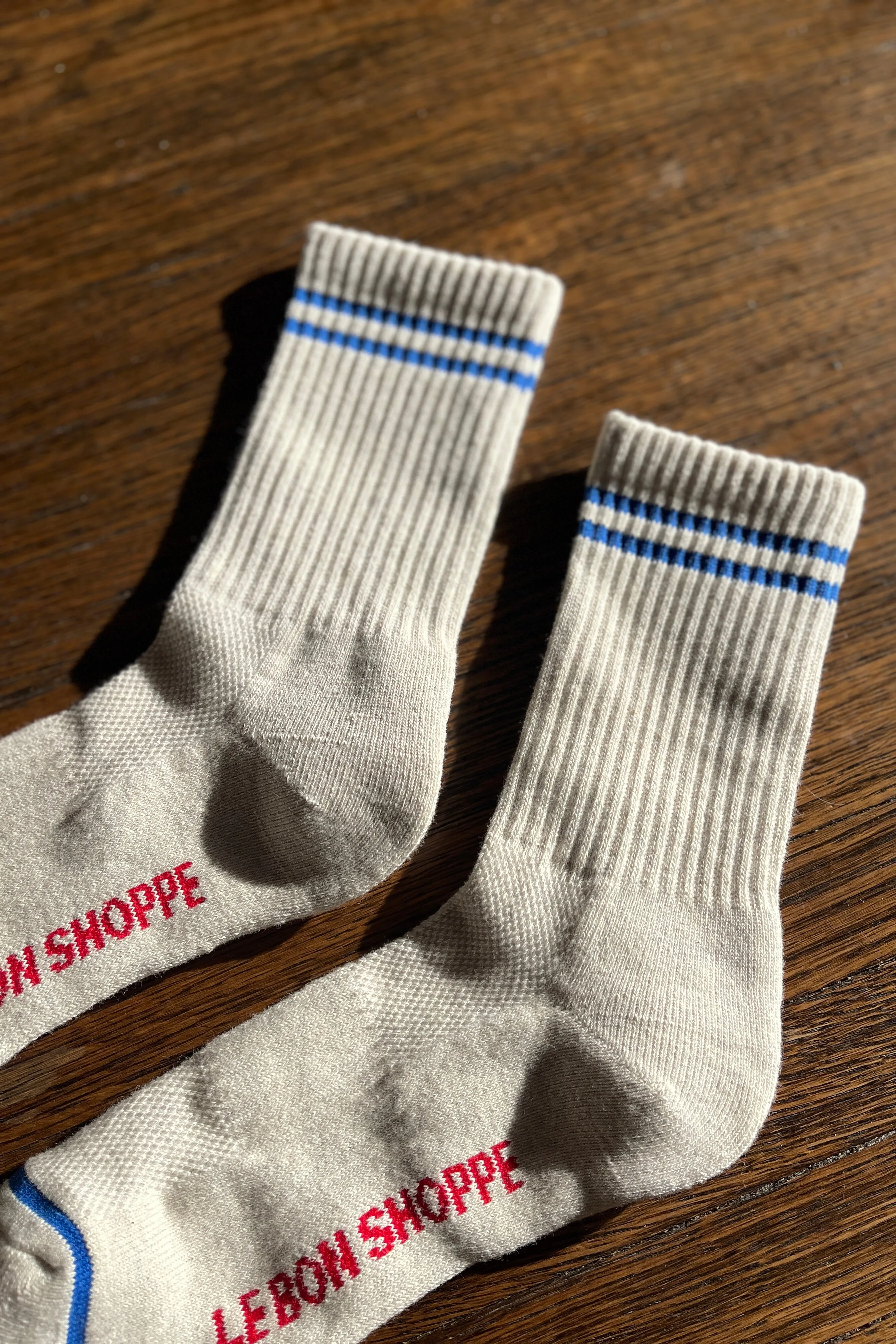 Boyfriend Socks - Ice sold by Le Bon Shoppe product image thumbnail 4