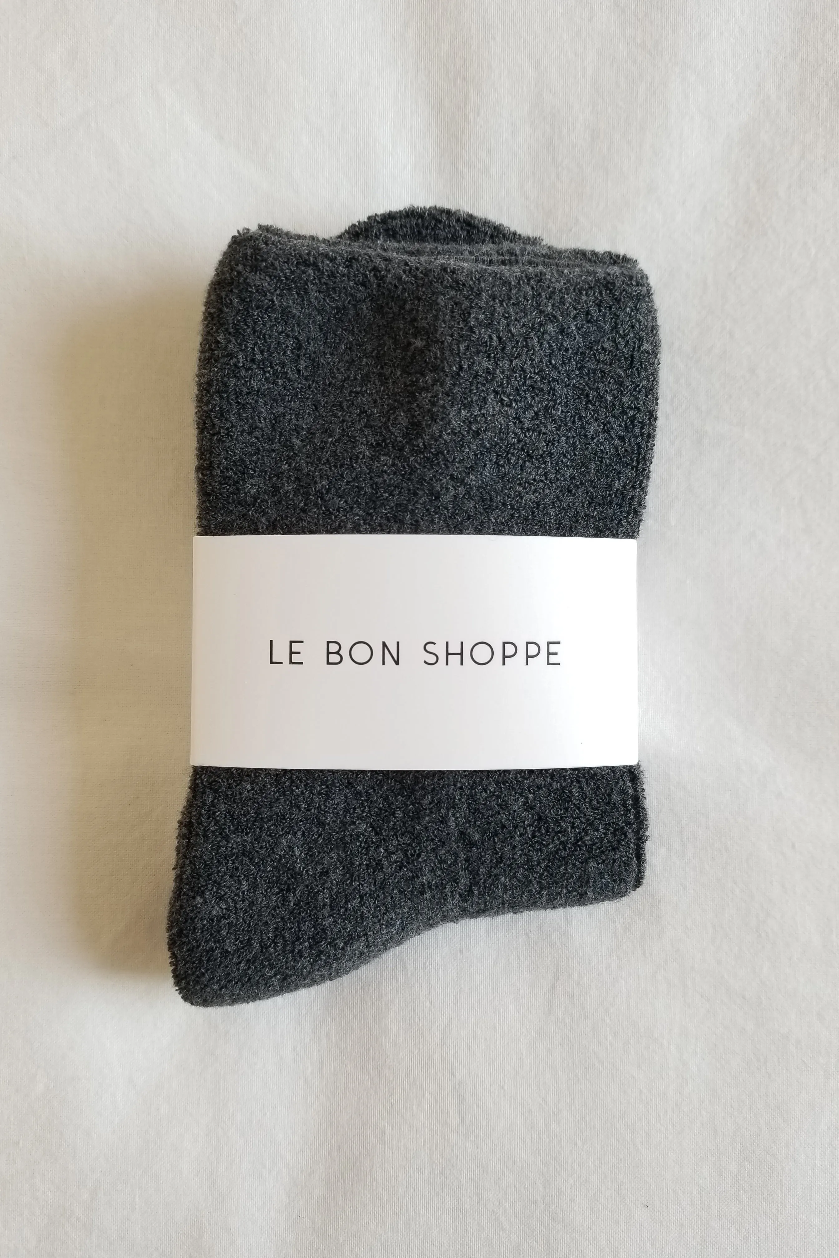 Cloud Socks - Charcoal sold by Le Bon Shoppe product image thumbnail 4