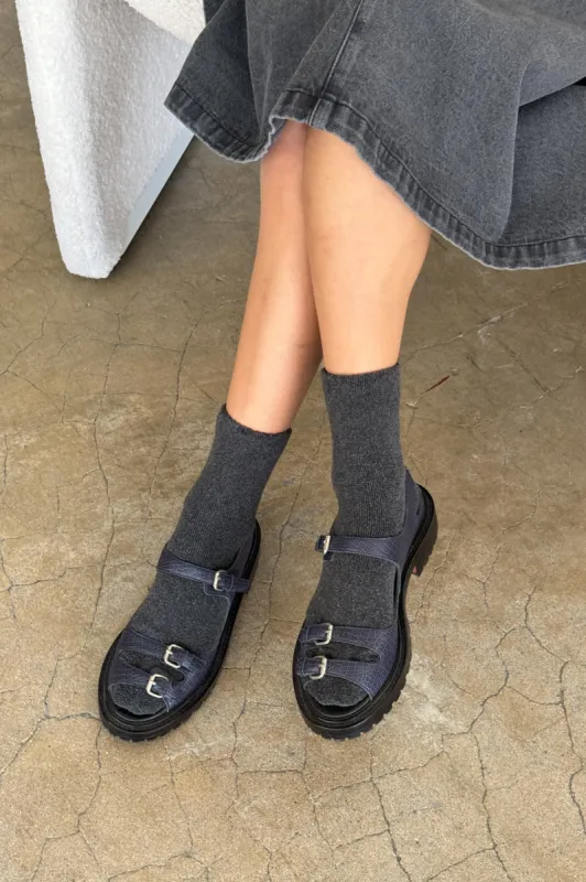 Cloud Socks - Charcoal sold by Le Bon Shoppe